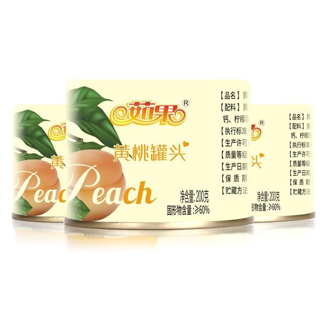 黃桃罐頭200g